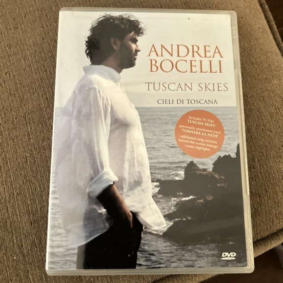 Andrea Bocelli Tuscan Skies DVD, 2002 Movie Cell Di Toscana Preowned Good - Picture 1 of 10